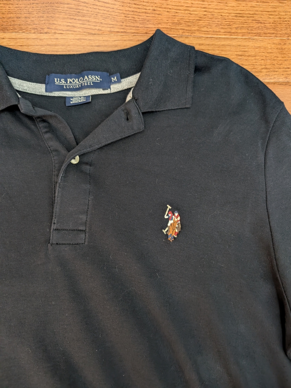 U.S. Polo Assn. Men's Navy Polo with Embroidered Pony